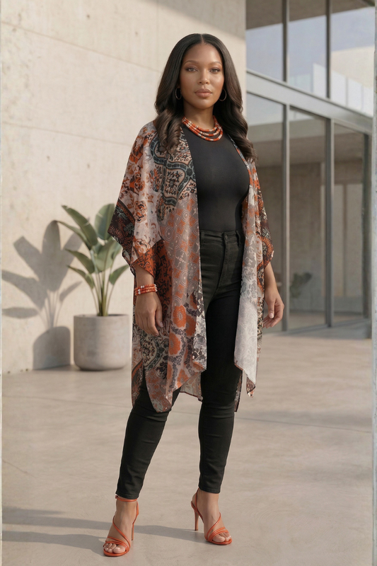 Floral Patchwork Kimono