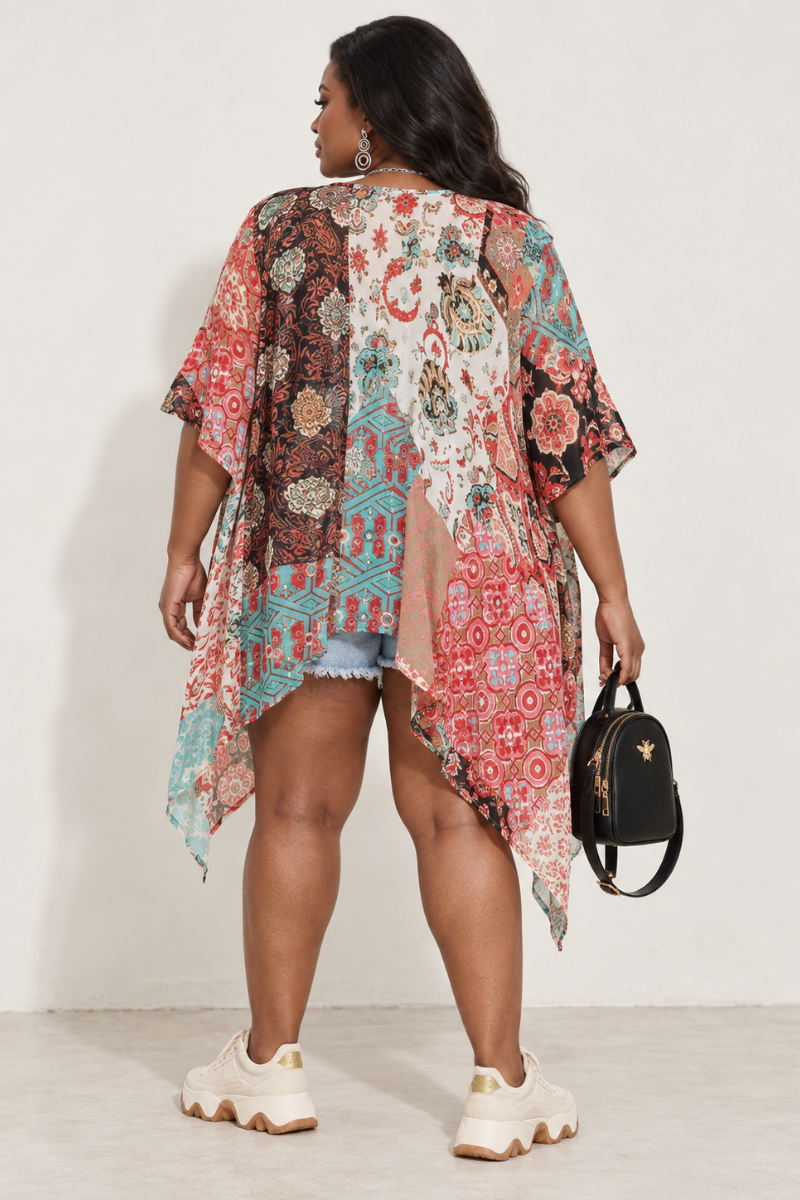 Floral Patchwork Kimono